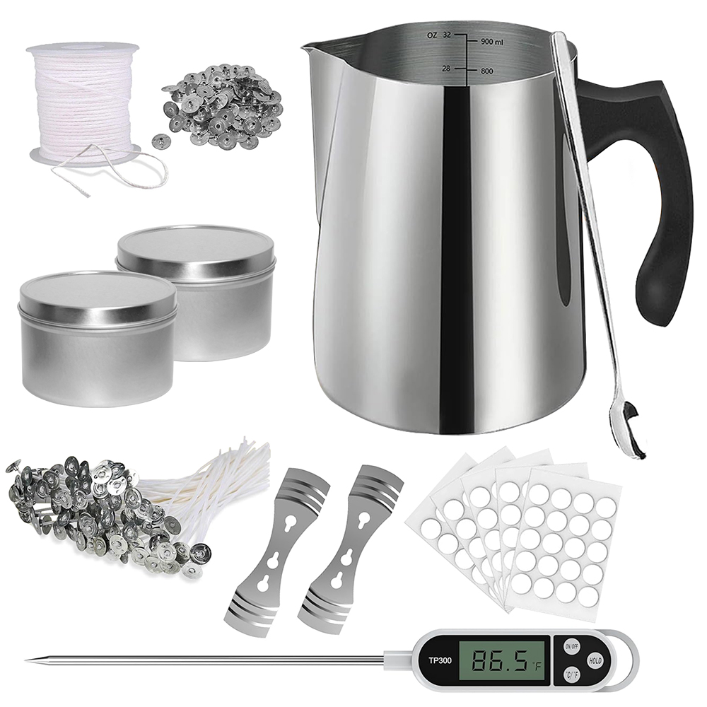 Candle Making Pot - Perlengkapan Kit pembuat lilin termasuk lilin,