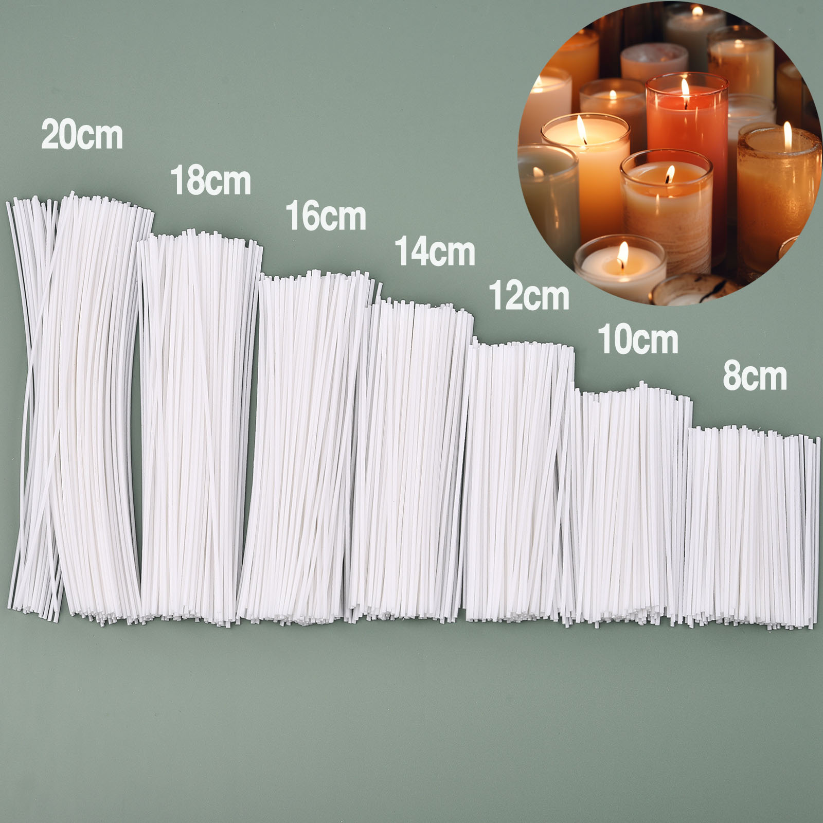 Candle Making Instructions - 30-100 buah/Set perlengkapan pembuatan lilin minyak