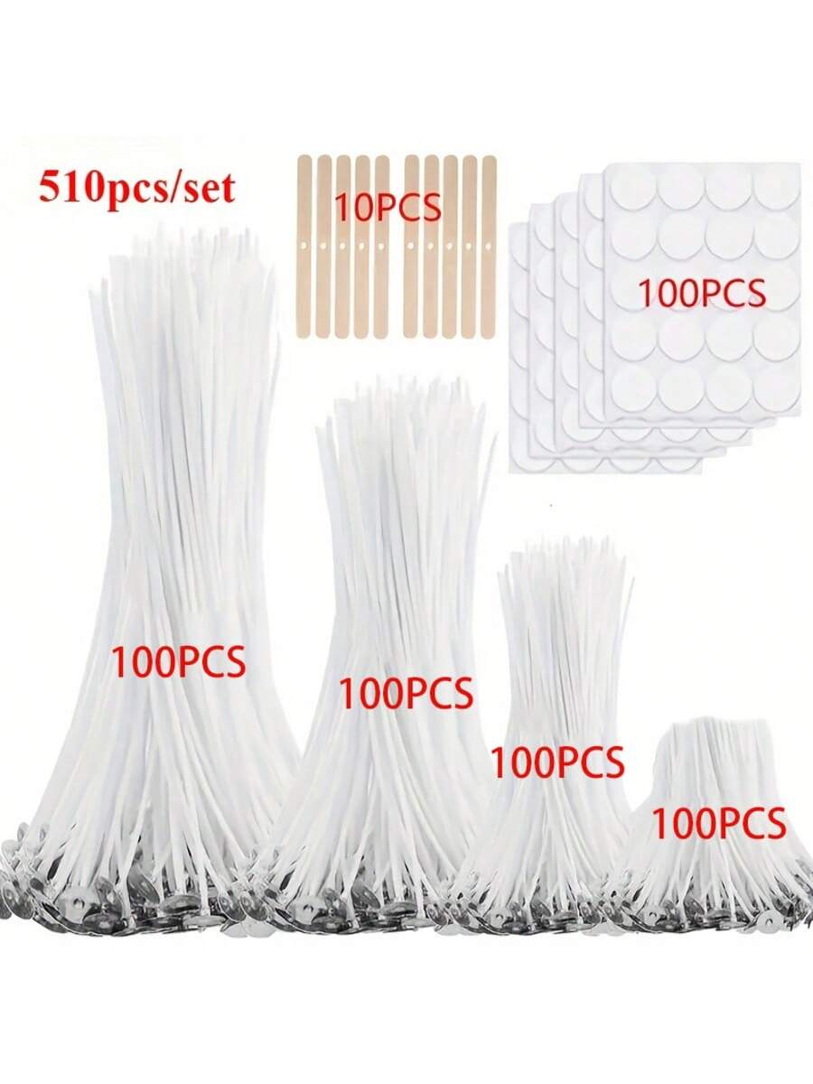Candle Making Instructions - 310/510 Buah Set Perlengkapan Pembuatan Lilin,