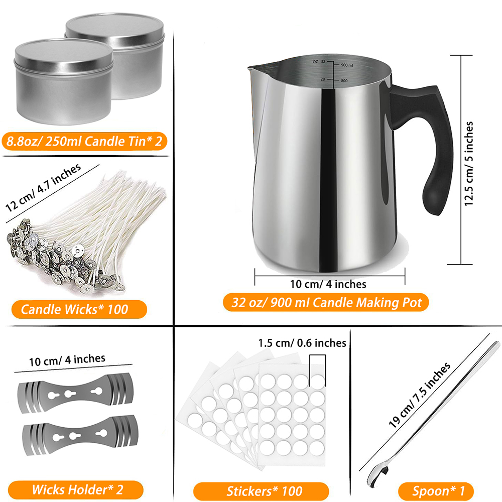 Perlengkapan Kit pembuat lilin - Candle Making Pot ulasan dan harga