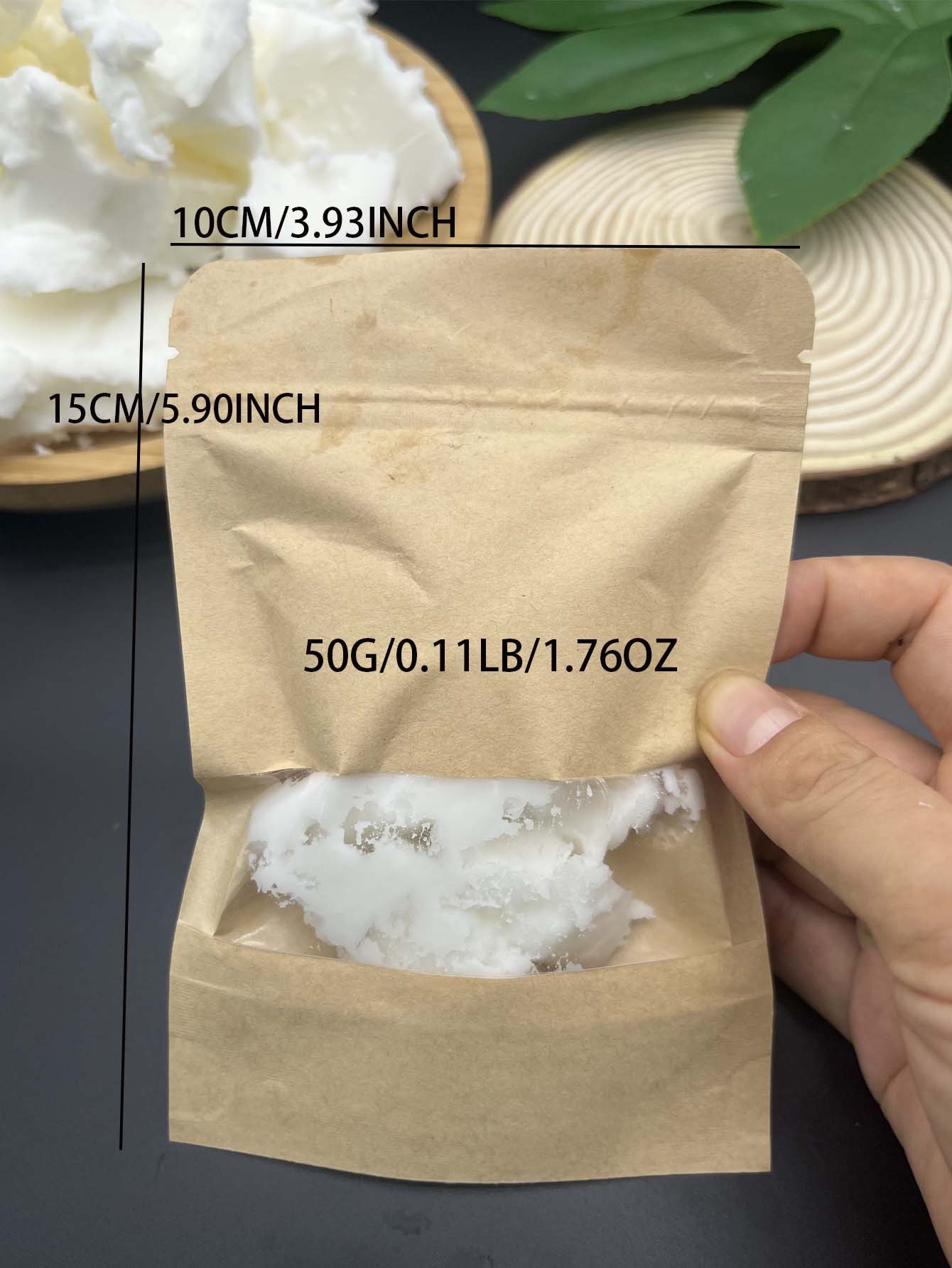 50/100/200G lilin kelapa alami - Coconut Wax Flake ulasan dan harga