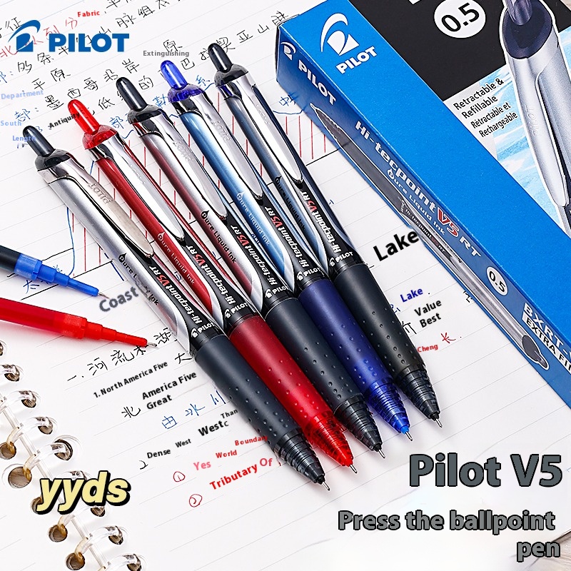 Pena Gel PILOT Jepang 0.5 BXRT - Pilot Pen V5 ulasan dan harga
