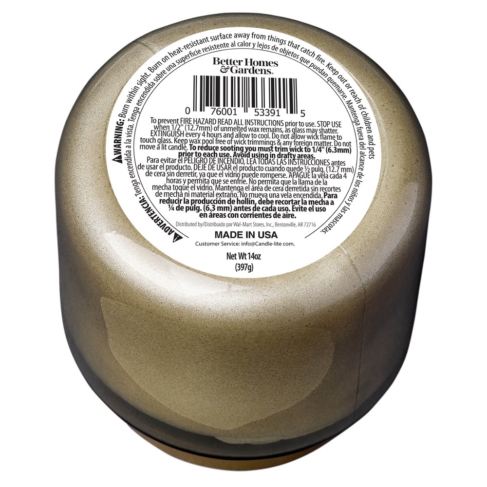 Lilin dalam toples kaca emas 2 - Coconut Wax Flake ulasan dan harga