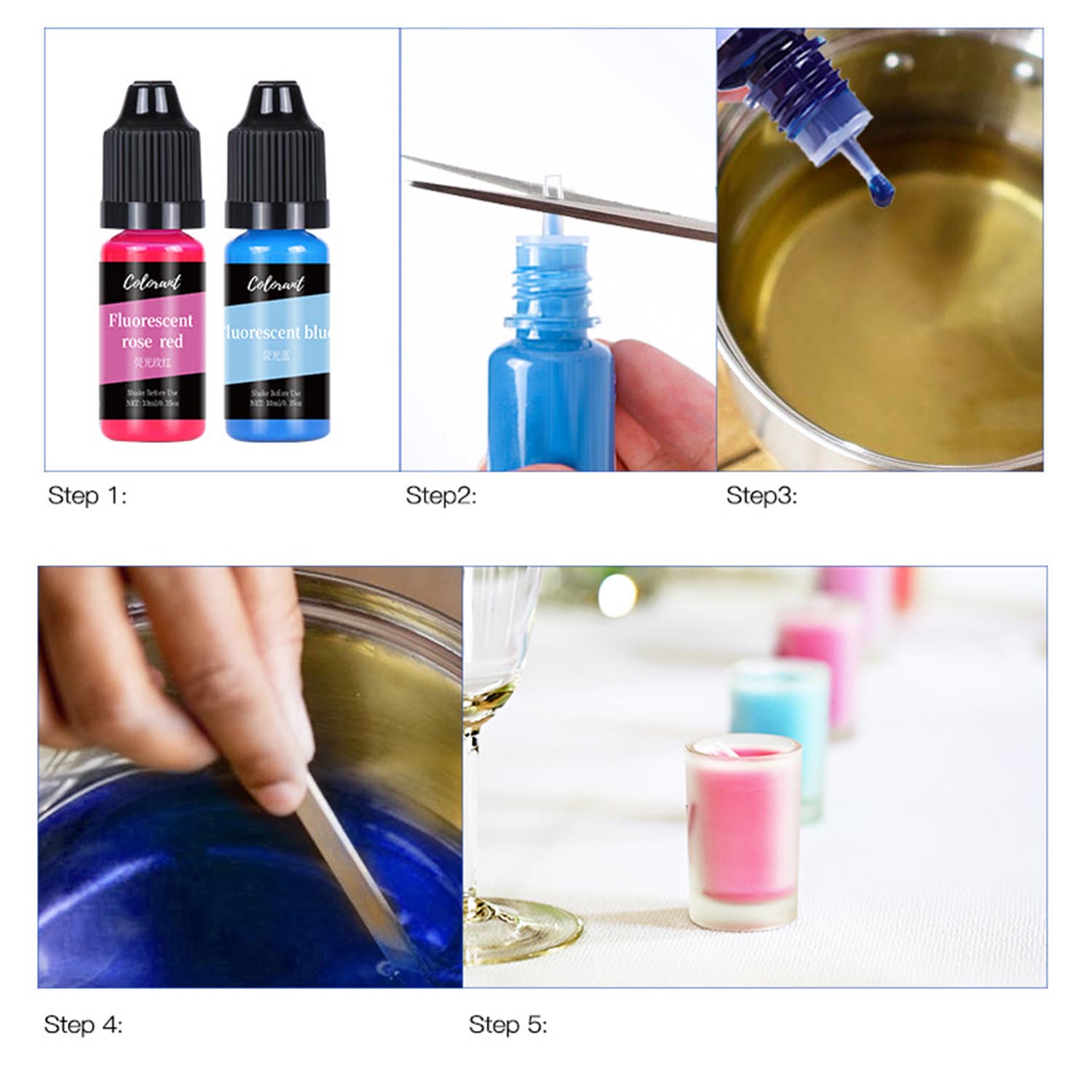 Kit pewarna lilin Set pigmen p - Candle Making Instructions ulasan dan harga