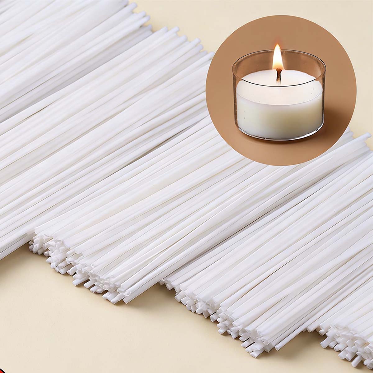 50Pcs Sumbu Lilin Kapas Berlap - Candle Making Instructions ulasan dan harga