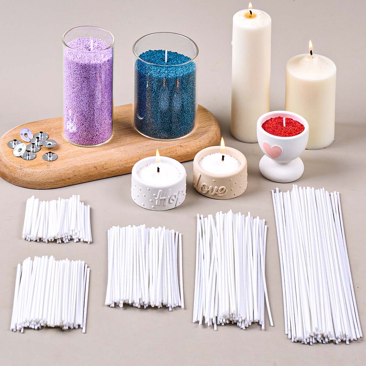 50Pcs Sumbu Lilin Kapas Berlap - Candle Making Instructions ulasan dan harga