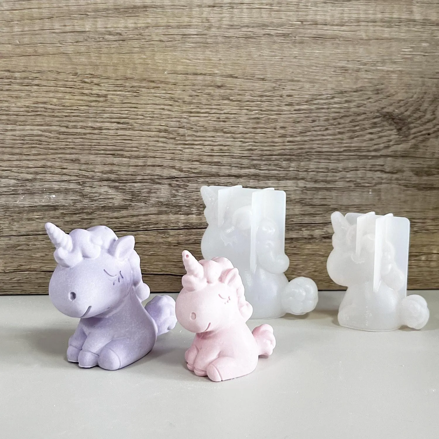 3D silikon geometris Unicorn k - Candle Making Business ulasan dan harga