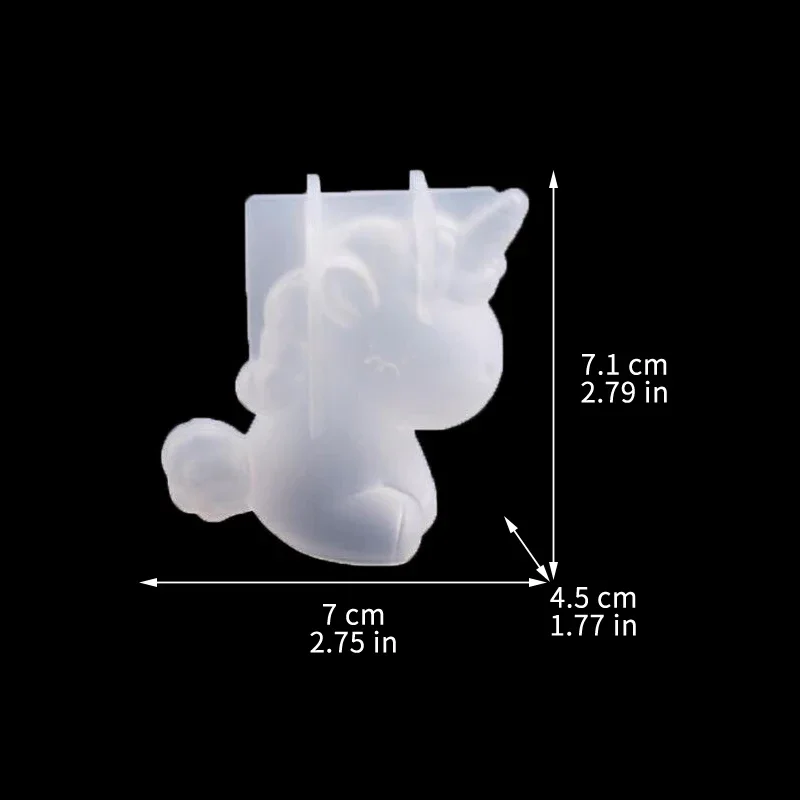 3D silikon geometris Unicorn k - Candle Making Business ulasan dan harga