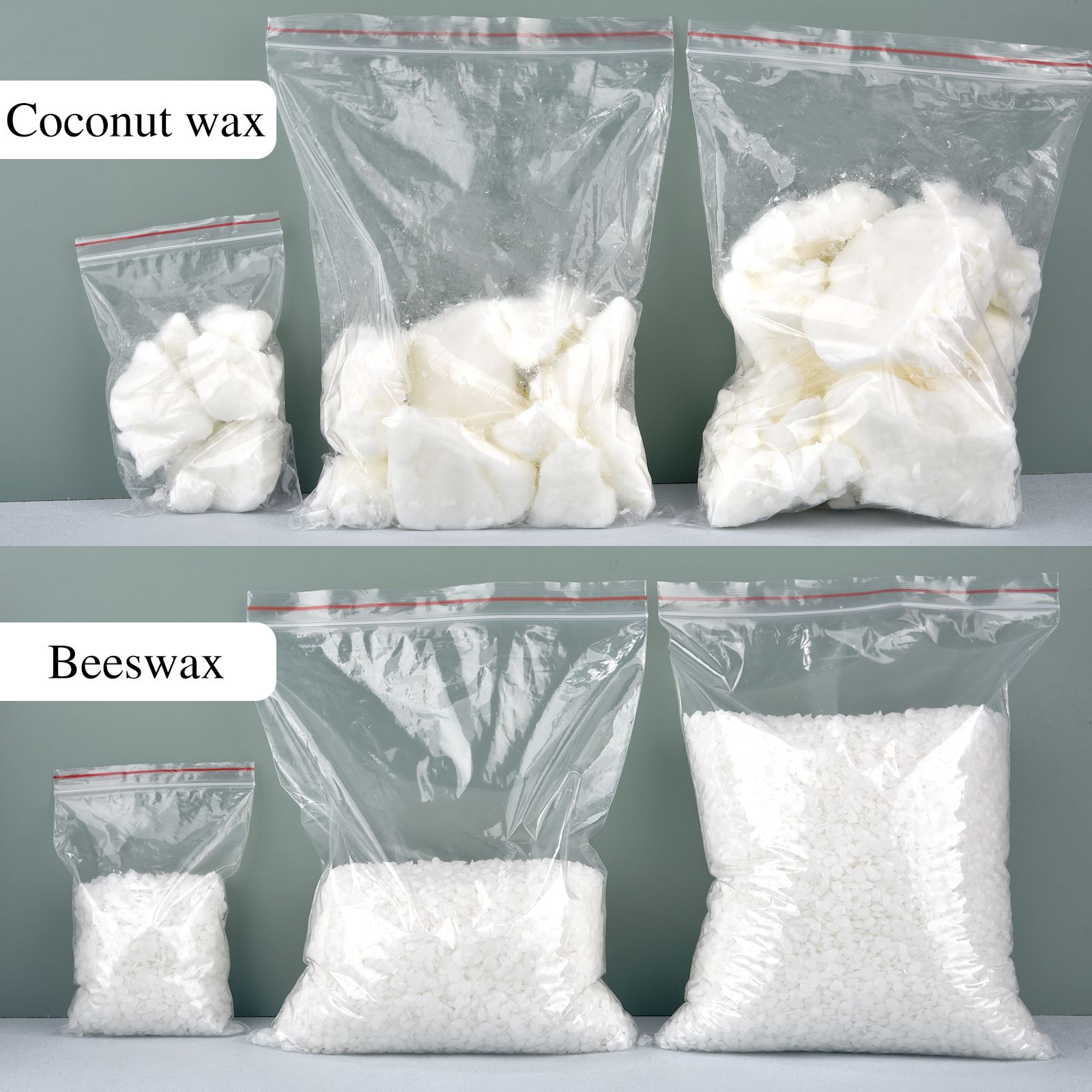500g/1kg blok lilin lebah puti - Coconut Wax Flake ulasan dan harga