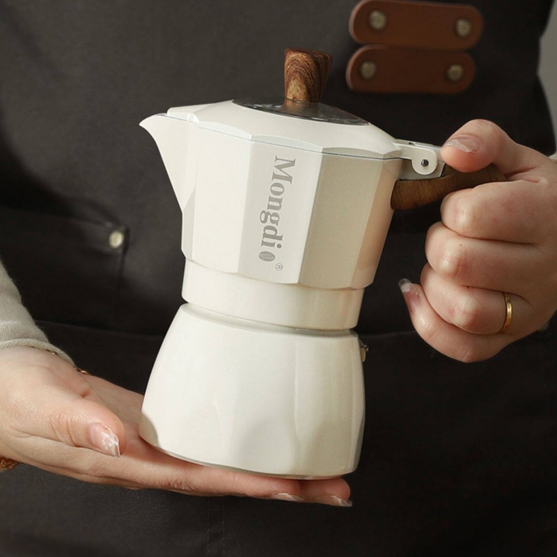Pembuat Kopi Moka Pot Double V - Pour Pot Aluminum ulasan dan harga