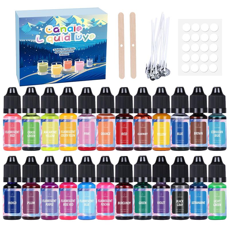 Set pigmen pewarna lilin 20/24 - Candle Making Instructions ulasan dan harga