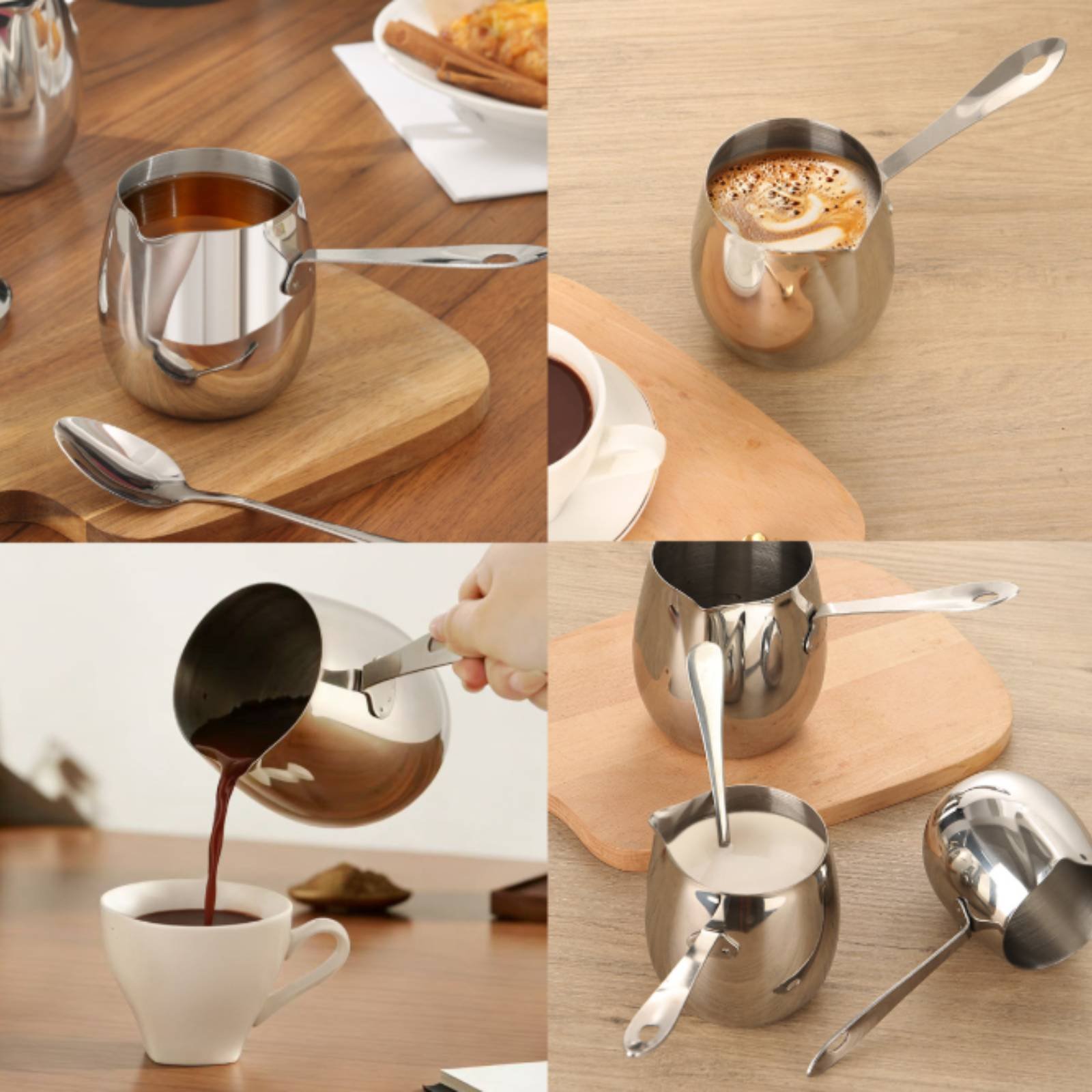 Teko Kopi Bentuk Oval dengan T - Pour Pot Aluminum ulasan dan harga