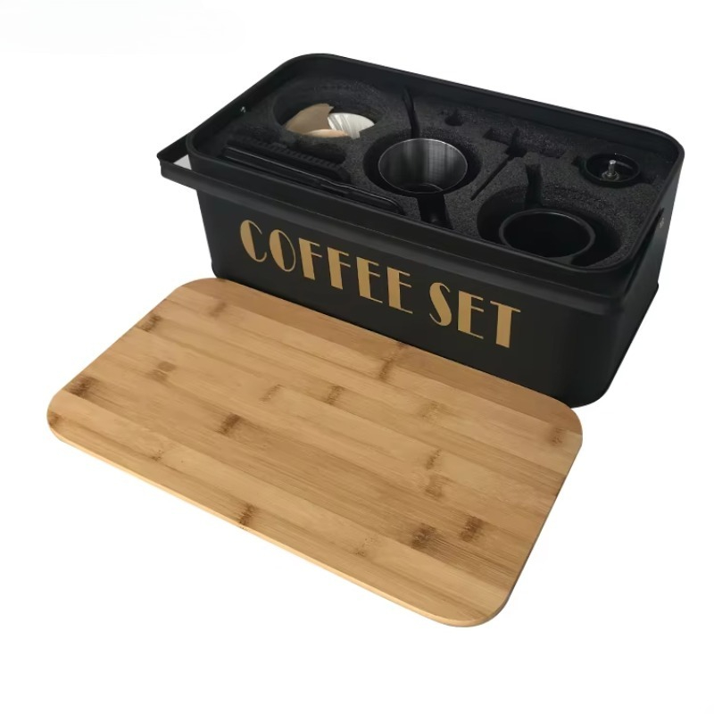 Set mesin kopi portabel dengan - Pour Pot Aluminum ulasan dan harga