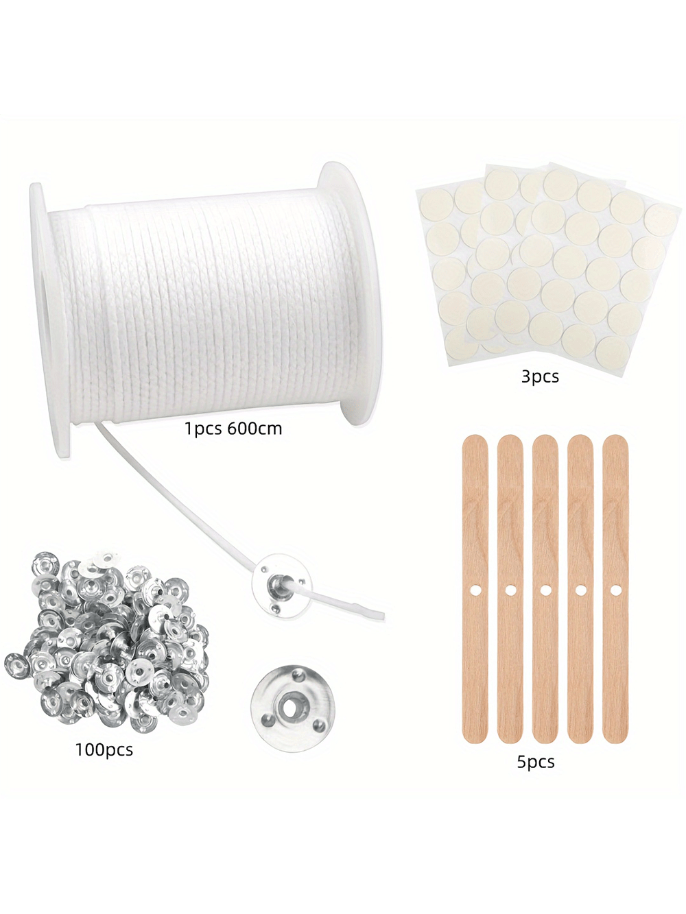 Sumbu Lilin 200 ft - Sumbu Lil - Candle Making Instructions ulasan dan harga
