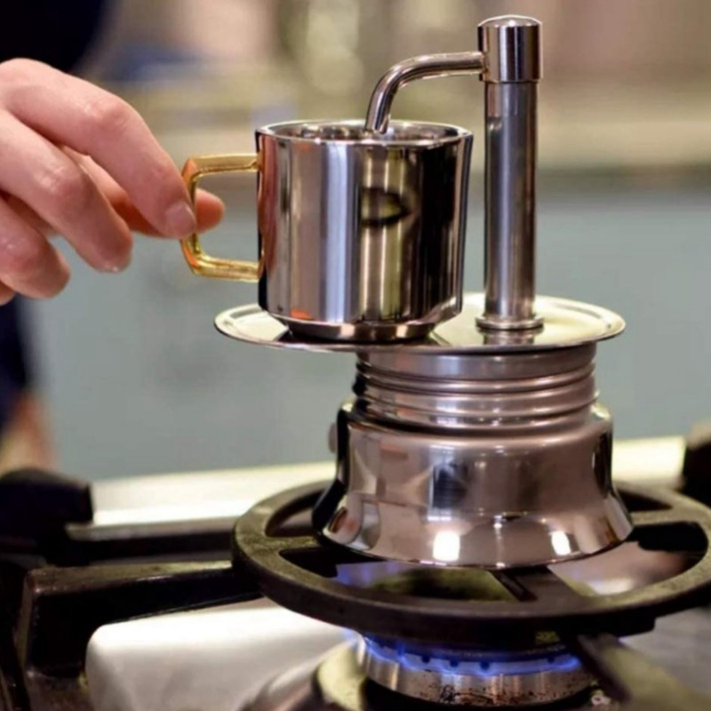 Teko Kopi Mocha Pot Stainless  - Pour Pot Aluminum ulasan dan harga